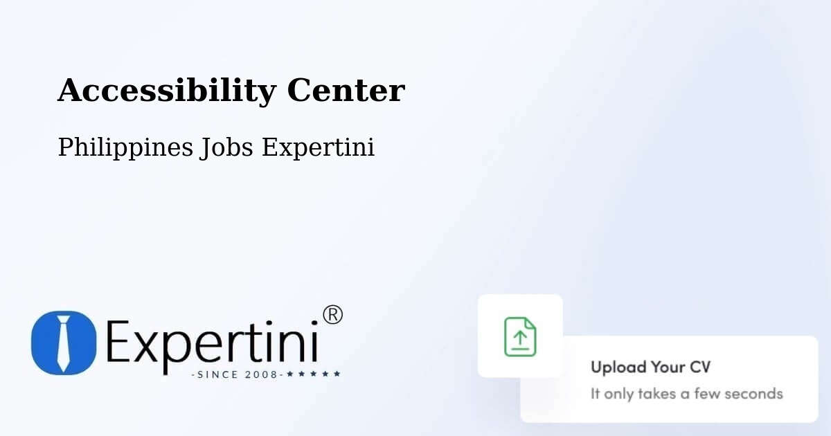 Accessibility Statement – Leyte - Philippines Jobs Expertini