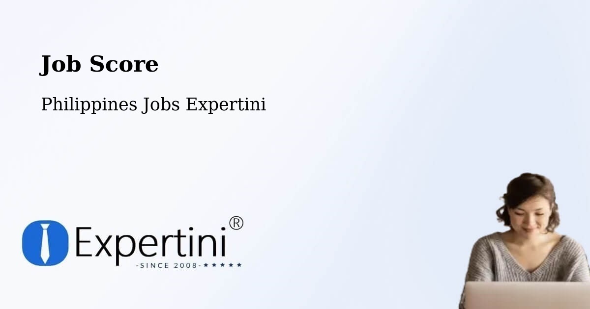 Job Score & Job Description Score Tool – Leyte - Philippines Jobs Expertini